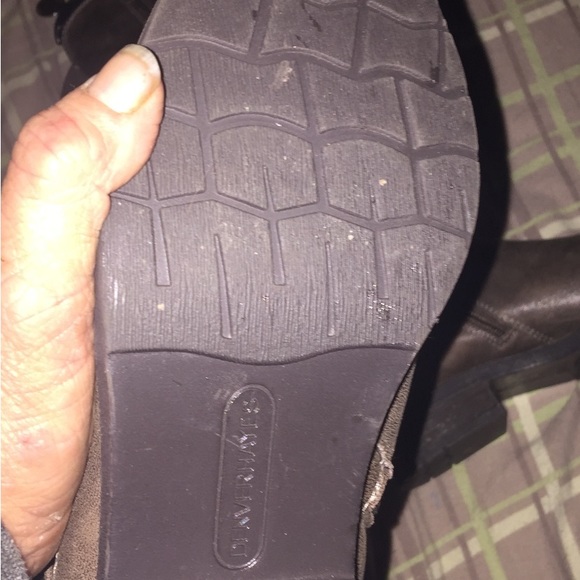 Women’s high. Boots, not real leather, size 7, never worn - Picture 4 of 5